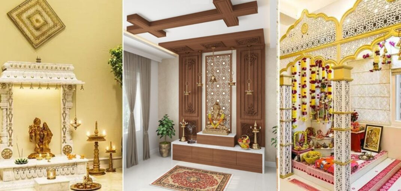 Beautiful Plywood Pooja Mandir