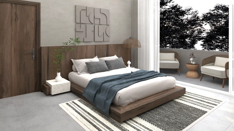 Modern Beedroom Balcony